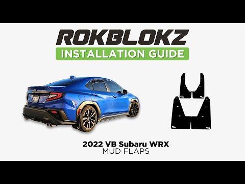 Видео: Как установить комплект брызговиков Rokblokz на Subaru WRX 2022+