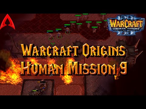 Видео: Пользовательская кампания Warcraft 3 || Warcraft Origins: Миссия 9 для людей
