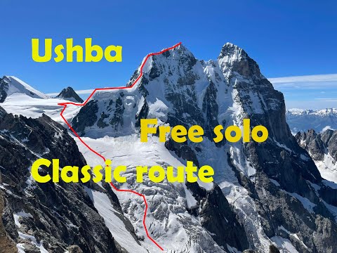 Видео: Восхождение на гору Ушба. Climbing mt. Ushba.