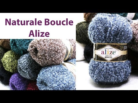 Видео: 🐑Букле Ализе/ Naturale boucle. Обзор пряжи