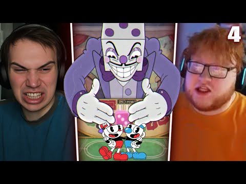 Видео: ГЛЕБ и ХЕЛИН ИГРАЮТ в Cuphead #4 / РОБОТ и КУБИК | Sasavot