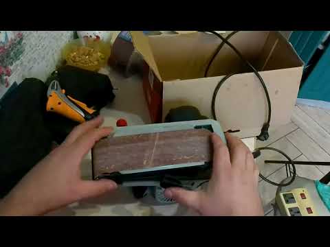 Видео: Ленточная шлифмашина Ресанта ЛШМ-75/900, хорошая машинка для дома и гаража