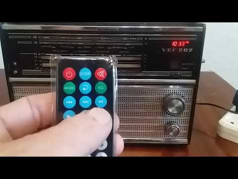Видео: VEF 202 Часть 1. USB/FM/Bluetooth/Remote control