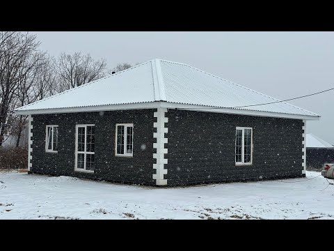 Видео: Теплодом. Теплоблоки. Пескоблоки. Дом построен. 30.09.2023.