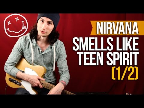 Видео: Как играть на гитаре Nirvana Smells Like Teen Spirit (1/2) - Уроки игры на гитаре Первый Лад