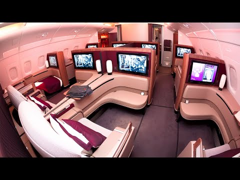 Видео: Рейс первого класса A380 Qatar Airways из Дохи в Сидней (+ зал ожидания первого класса)