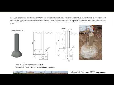 Видео: Несущая способность забивных свай и буронабивных для свайноростверковых фундаментов