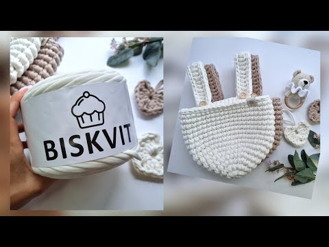 Видео: МК "Органайзер для детской кроватки" пряжа Бисквит