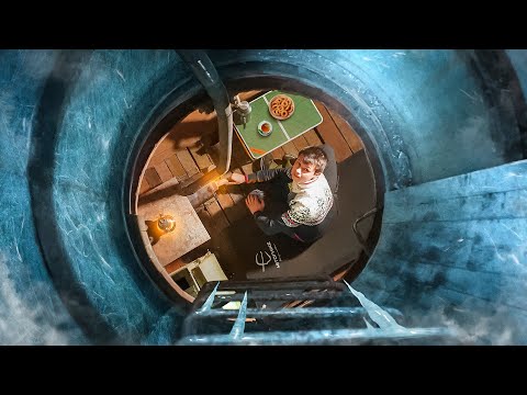 Видео: СДЕЛАЛИ ЗЕМЛЯНКУ в ЗАБРОШЕННОМ БУНКЕРЕ в диком ЛЕСУ | ЗИМНЯЯ НОЧЕВКА с ПЕЧКОЙ
