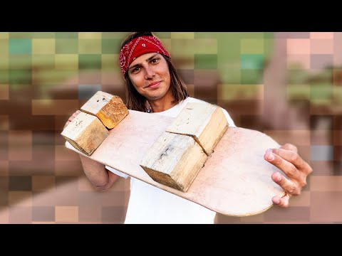 Видео: СКЕЙТБОРД ИЗ МАЙНКРАФТА | СКЕЙТ БРЕВНО!