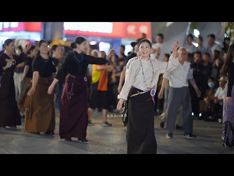 Видео: Yongji возглавлял танец, классический и традиционный тибетский танец