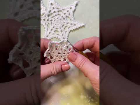 Видео: Волшебная снежинка-звездочка крючком