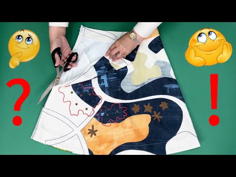 Видео: [DIY] Никогда не выбрасывайте юбку, которую не носите.