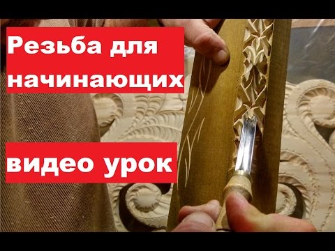 Видео: Резьба для начинающих, видео уроки по дереву