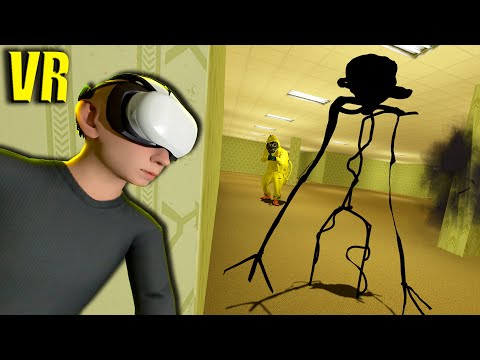 Видео: СЛУЧАЙНО ПОПАЛИ В ЗАКУЛИСЬЕ BACKROOMS VR Garry's Mod