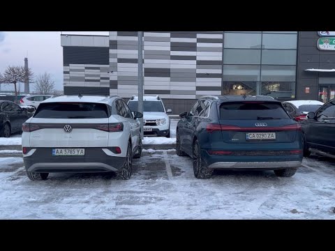 Видео: Volkswagen  id 4  и Audi e-tron . Первое впечатление от эксплуатации Volkswagen id 4