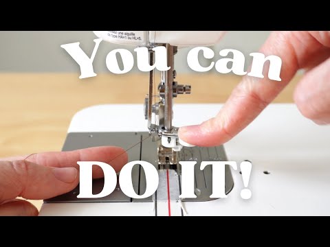 Видео: Как я заправляю нитку в швейную машинку Juki TL-2010Q | Без слез!