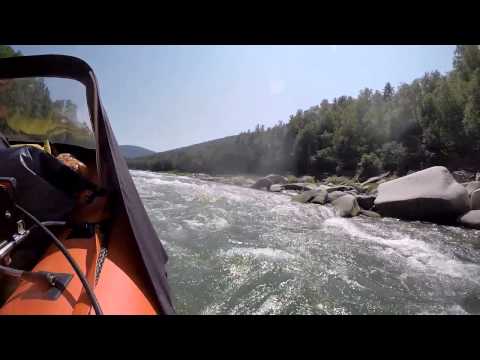 Видео: Хомутовские пороги Solar 450 (18,07,2015)
