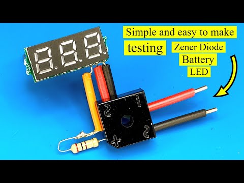 Видео: Этот инструмент вам понадобится для тестирования, стабилитрон, светодиод, регулятор напряжения