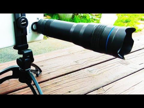 Видео: Телеобъектив для смартфонов APEXEL 36X / Telephoto lens for smartphones APEXEL 36X