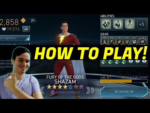 Видео: Как на самом деле играть в легендарного Шазама в Injustice 2 Mobile