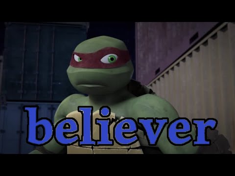 Видео: • believer • черепашки ниндзя клип • Раф