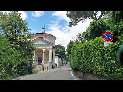 Видео: По дороге в Сакромонте (Sacro Monte) Италия. Швейцария.