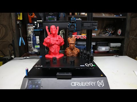 Видео: Artillery Sidewinder X1 - Немаленький 3D принтер за небольшие деньги