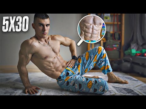 Видео: Сделай Пресс Дома. Тренировка Живота на Каждый день!