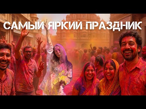 Видео: Happy Holi Jaipur ХОЛИ ДЖАЙПУР. Ночь костров и праздник красок в Индии!