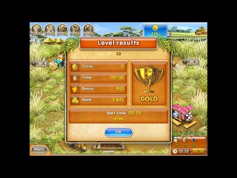 Видео: Farm Frenzy 3 only GOLD (level 10) playthrough Веселая ферма 3 (уровень 10) Золото