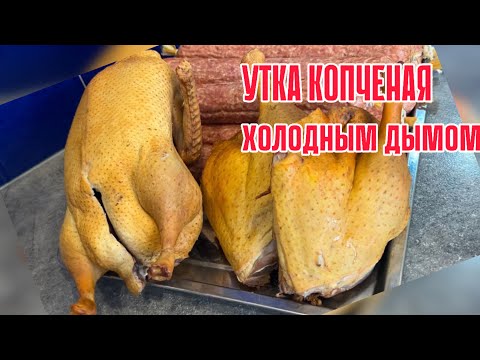 Видео: КОПЧЕНАЯ УТКА. Утка холодного копчения. Деликатесы из птицы.