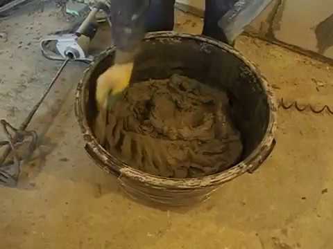 Видео: Мастер класс приготовления гипсовой штукатурной смеси