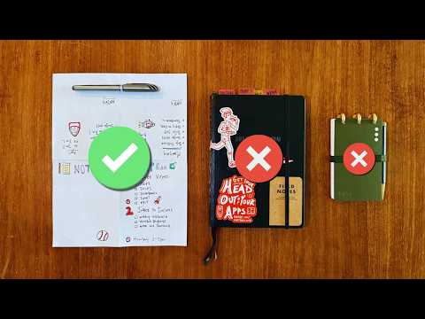 Видео: Вам не нужен дорогой ежедневник (просто сделайте это)