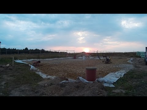 Видео: Выравнивание подушки под УШП в уровень