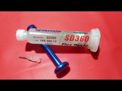 Видео: Тест флюса Mechanic SD 360