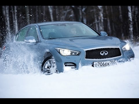 Видео: Тест-драйв INFINITI Q50S HYBRID 355 сил и 536 Нм – общая информация, мощностной стенд и 0-250 км/ч