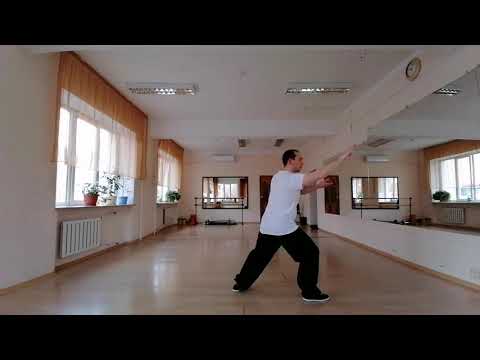 Видео: Тайцзицюань 24 формы Янши (вид со спины) | taichi 24 forms yang style