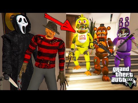 Видео: ГТА 5 МОДЫ ФРЕДДИ КРЮГЕР НАШЕЛ АНИМАТРОНИКОВ ФНАФ GTA 5! ОБЗОР МОДА GTA 5 ИГРЫ МОДОВ ВИДЕО GTA 5 МОД