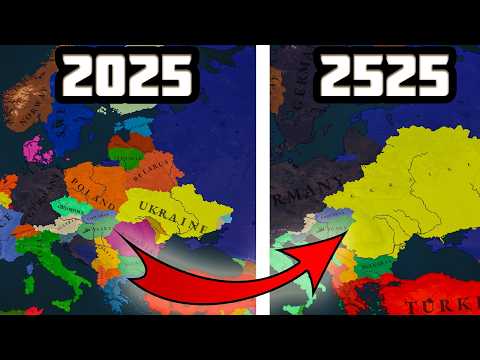 Видео: ЧТО СЛУЧИТСЯ С ЕВРОПОЙ ЗА 500 ЛЕТ БЕЗ ИГРОКА В AGE OF HISTORY 3?