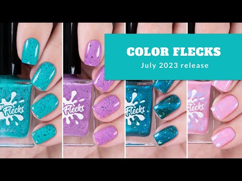 Видео: COLOR FLECKS июль 2023 || продолжение коллекции птичек и коллекция Испанские Каникулы