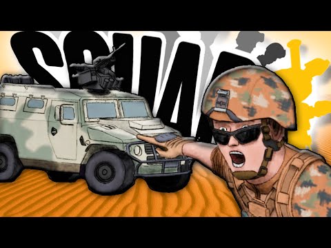 Видео: Мобилизировали в Squad`е