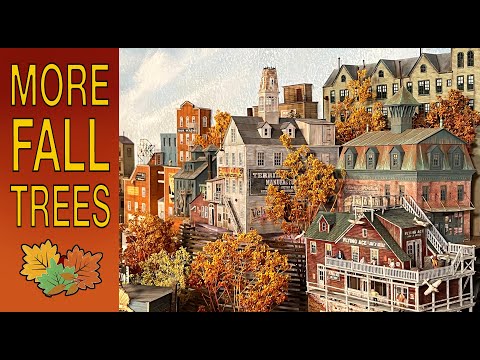 Видео: Осенний сезон на макете железной дороги