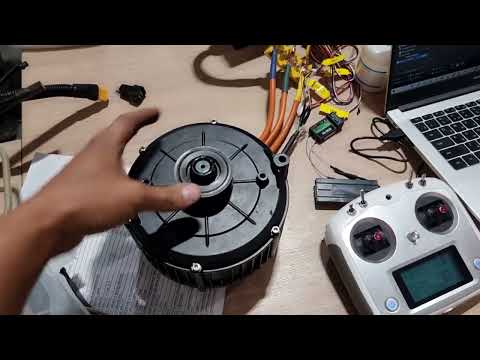 Видео: pmsm мотор 5000w