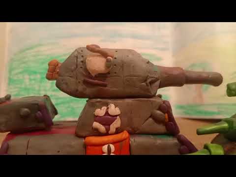 Видео: Бой кв-44 и ратте 