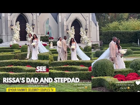 Видео: «РИССА ИДЕТ К АЛТАРУ» С ОТЦОМ И ОТЧИМОМ. Все плакали.