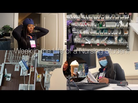 Видео: НЕДЕЛЯ ИЗ ЖИЗНИ СТУДЕНТА-МЕДСЕСТЕРА (Атланта): Vitals | Med Passes | Clinical | Class | Dunkin