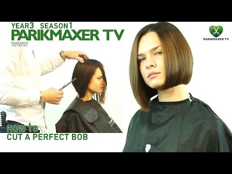 Видео: Как подстричь идеальный боб How to cut a perfect bob parikmaxer tv парикмахер тв