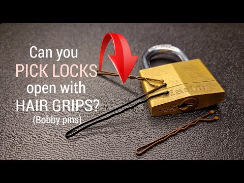 Видео: Как открыть замки, используя только заколки для волос (невидимки)
