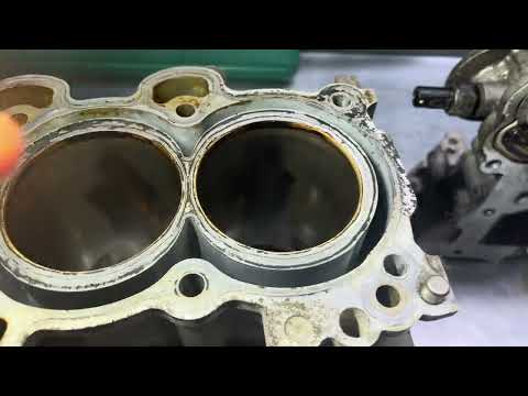 Видео: Киа спортейдж G4NA.сильный стук после зимы.полный ремонт двигателя.задиры цилиндров